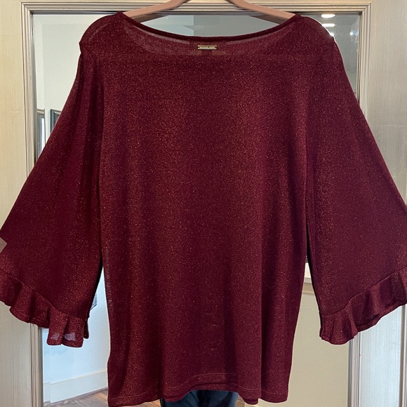 Michael Kors metallic knit top - Picture 2 of 5